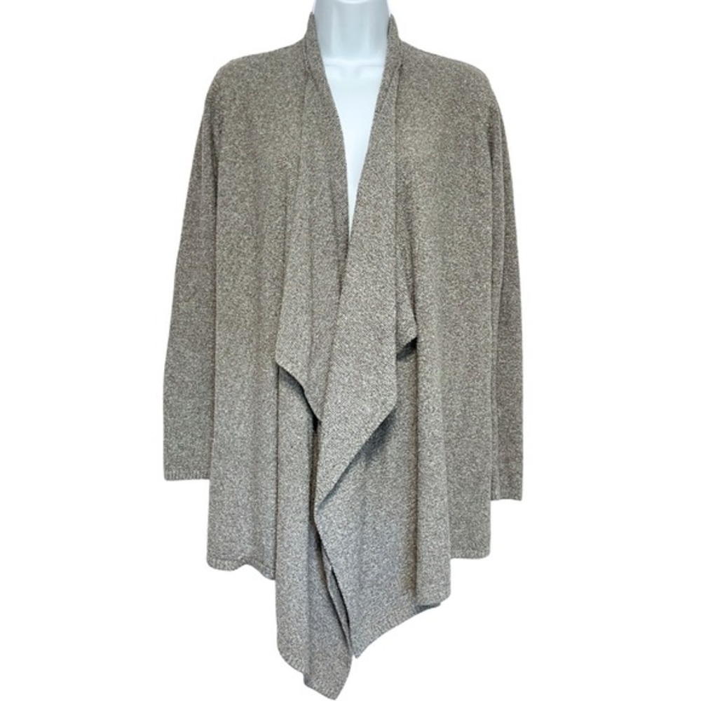 Barefoot Dreams CozyChic Lite Ribbed Island‎ Wrap Cardigan Sweater Womens S/M